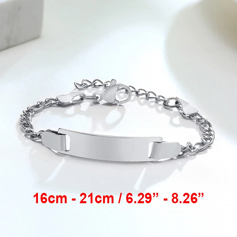 Custom Engraved Mom Names Birthday Date Bracelets