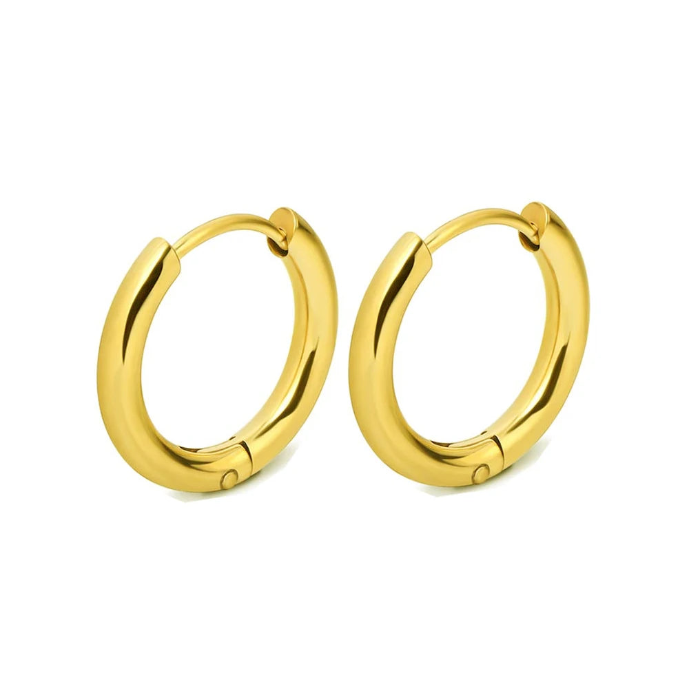 Stainless Steel Hoop Earrings