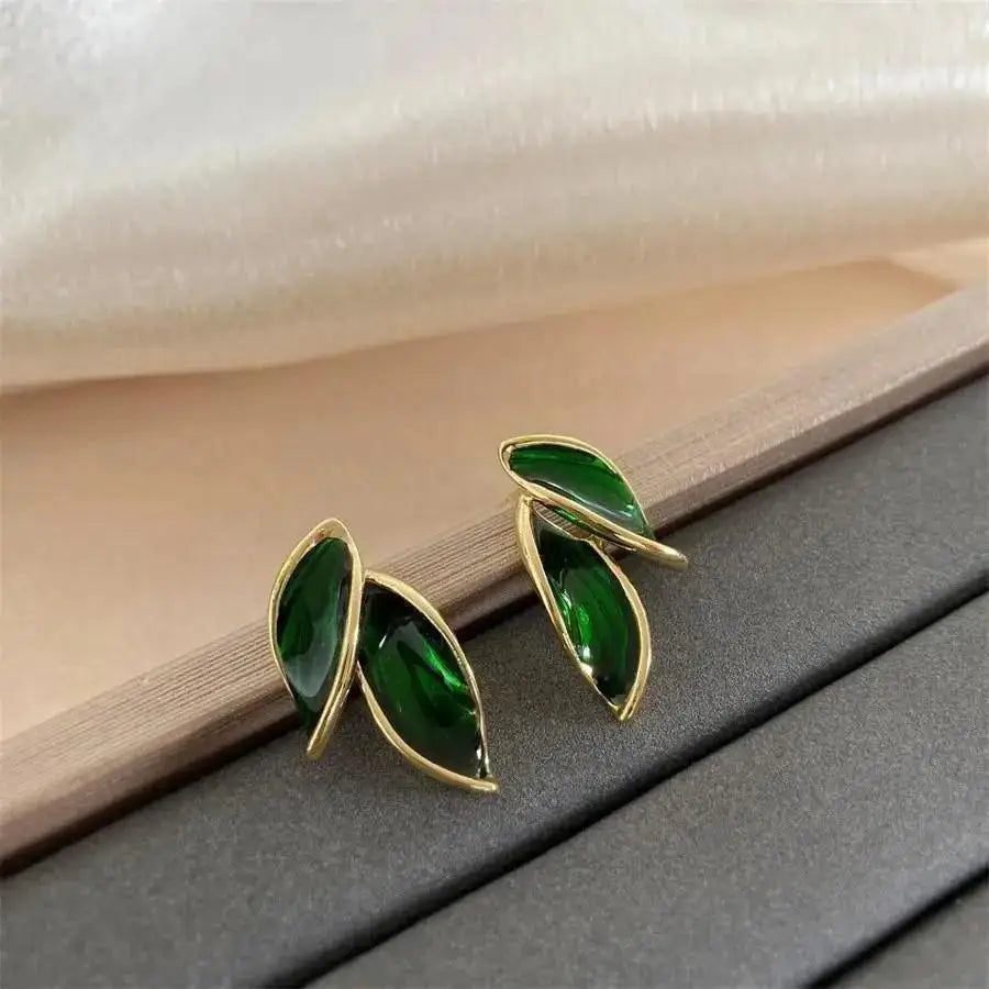 925 Silver Needle Korean Fashion Imitation Pear Earrings