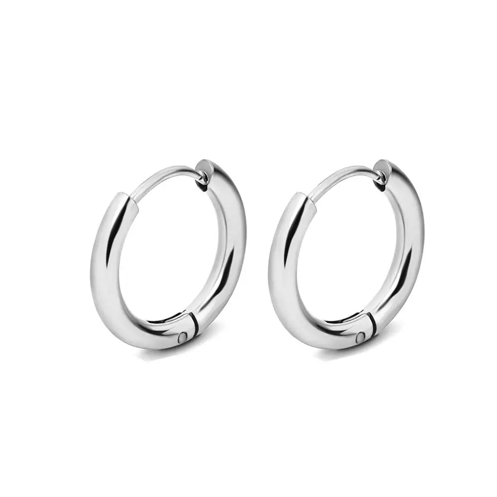 Stainless Steel Hoop Earrings