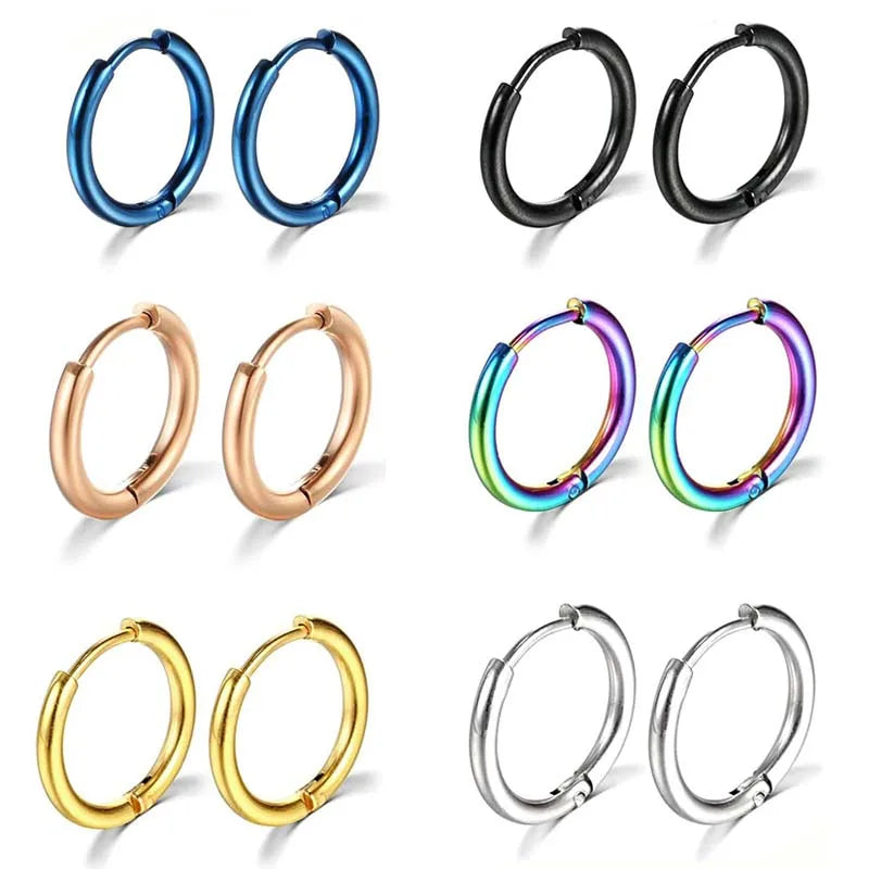 Stainless Steel Hoop Earrings