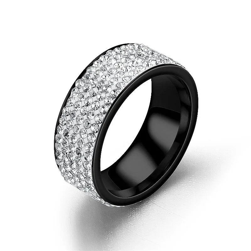 Vintage Retro Style Steel Ring