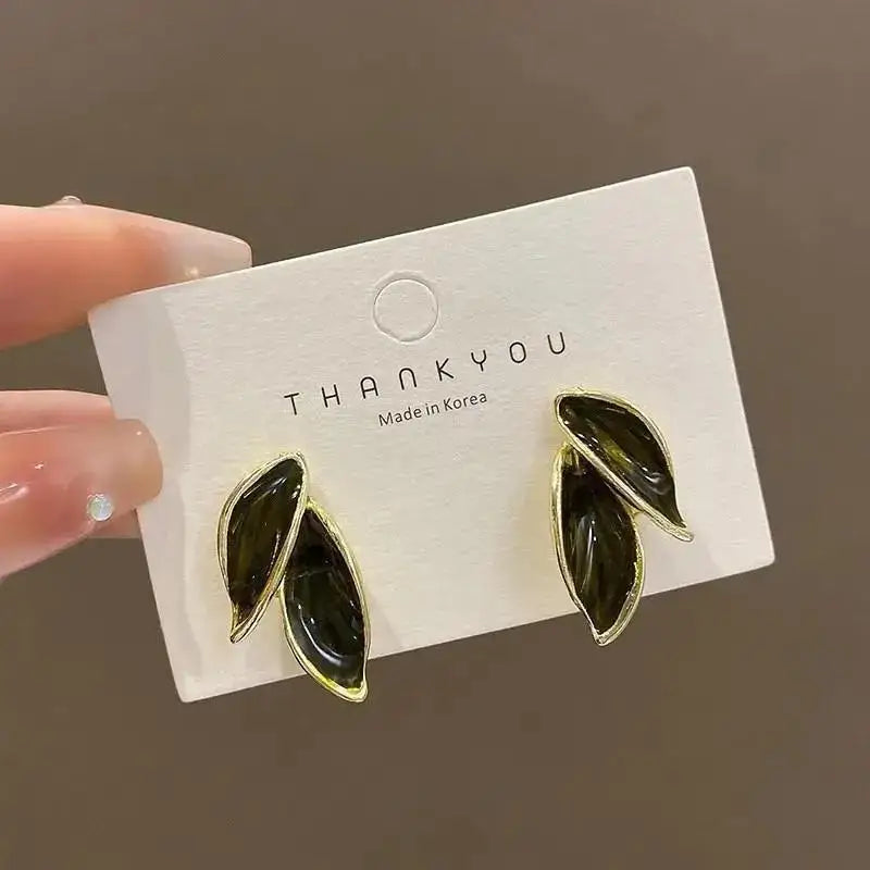 925 Silver Needle Korean Fashion Imitation Pear Earrings