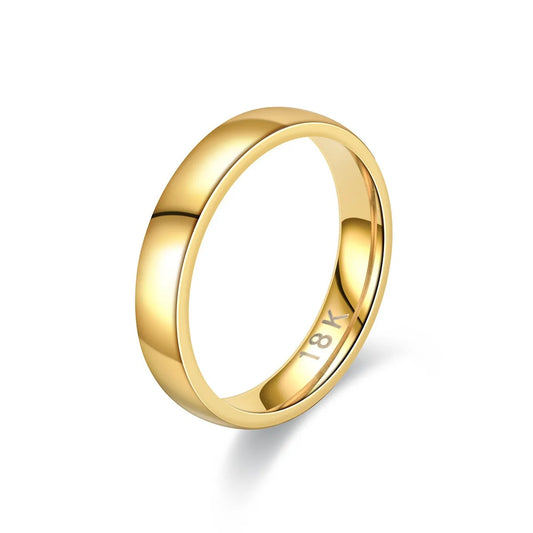 Gold Plated Ring Colour Fashion