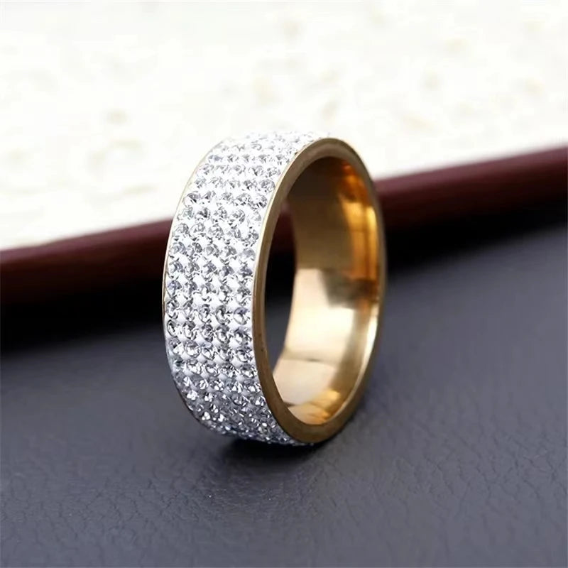 Vintage Retro Style Steel Ring