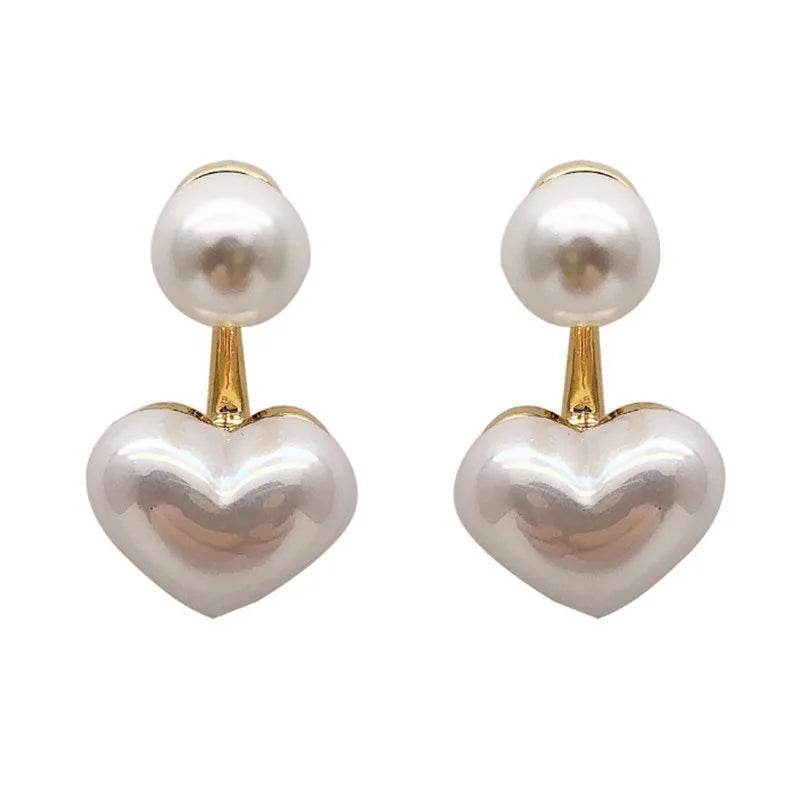 925 Silver Needle Korean Fashion Imitation Pear Earrings