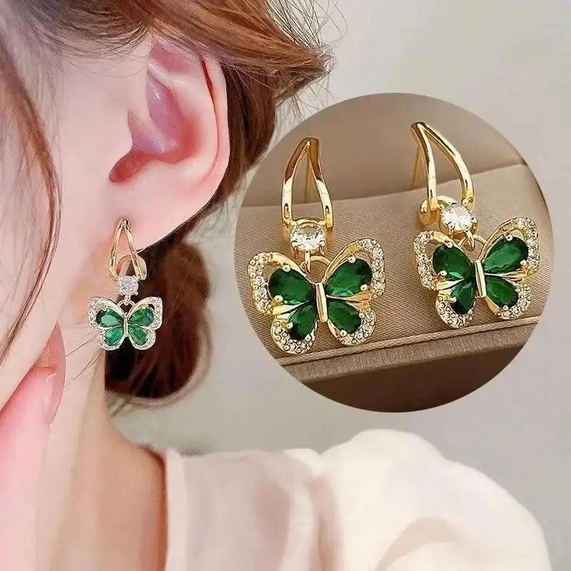 925 Silver Needle Korean Fashion Imitation Pear Earrings