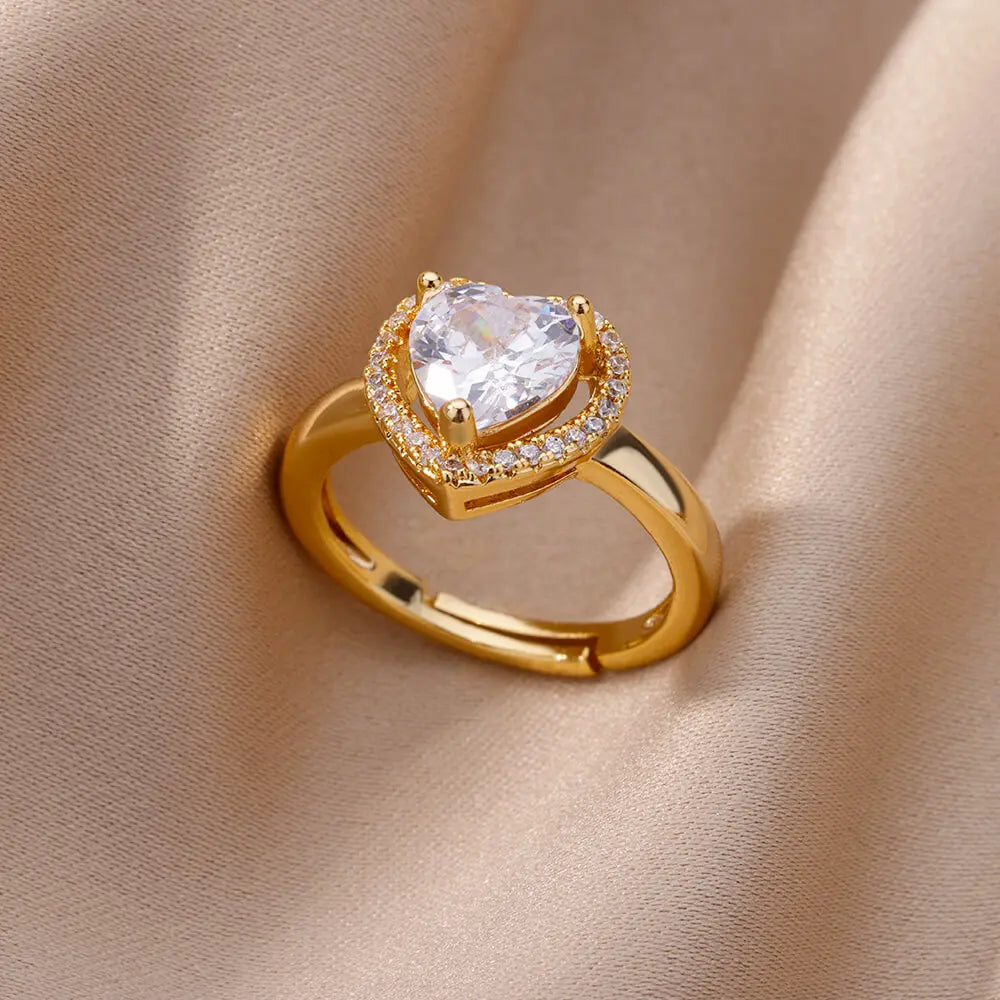 Gold Color Stainless Steel Ring