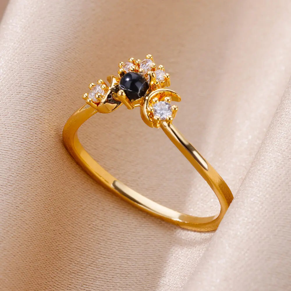 Gold Color Stainless Steel Ring