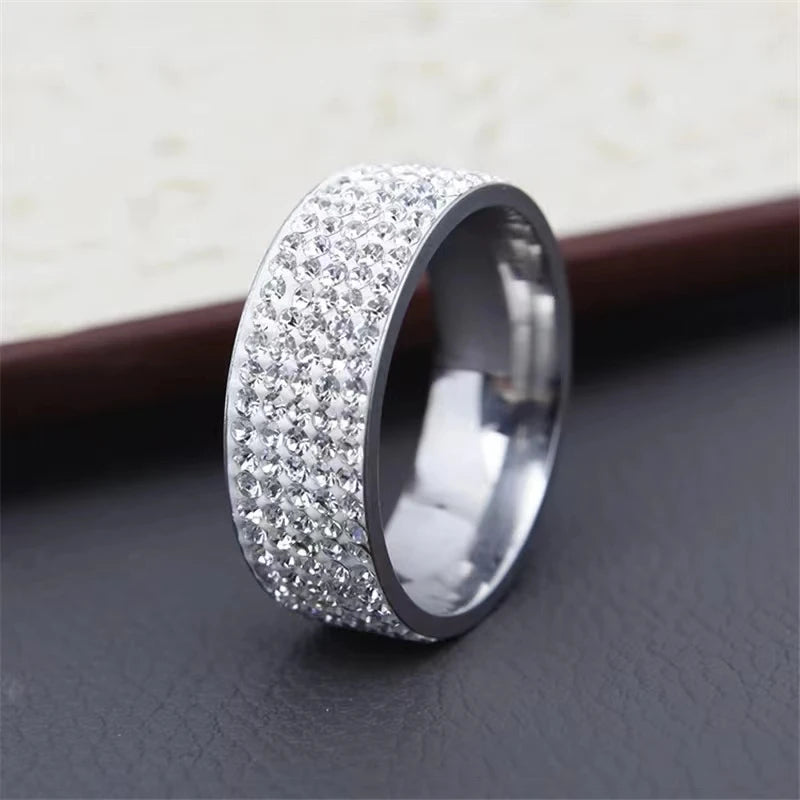 Vintage Retro Style Steel Ring