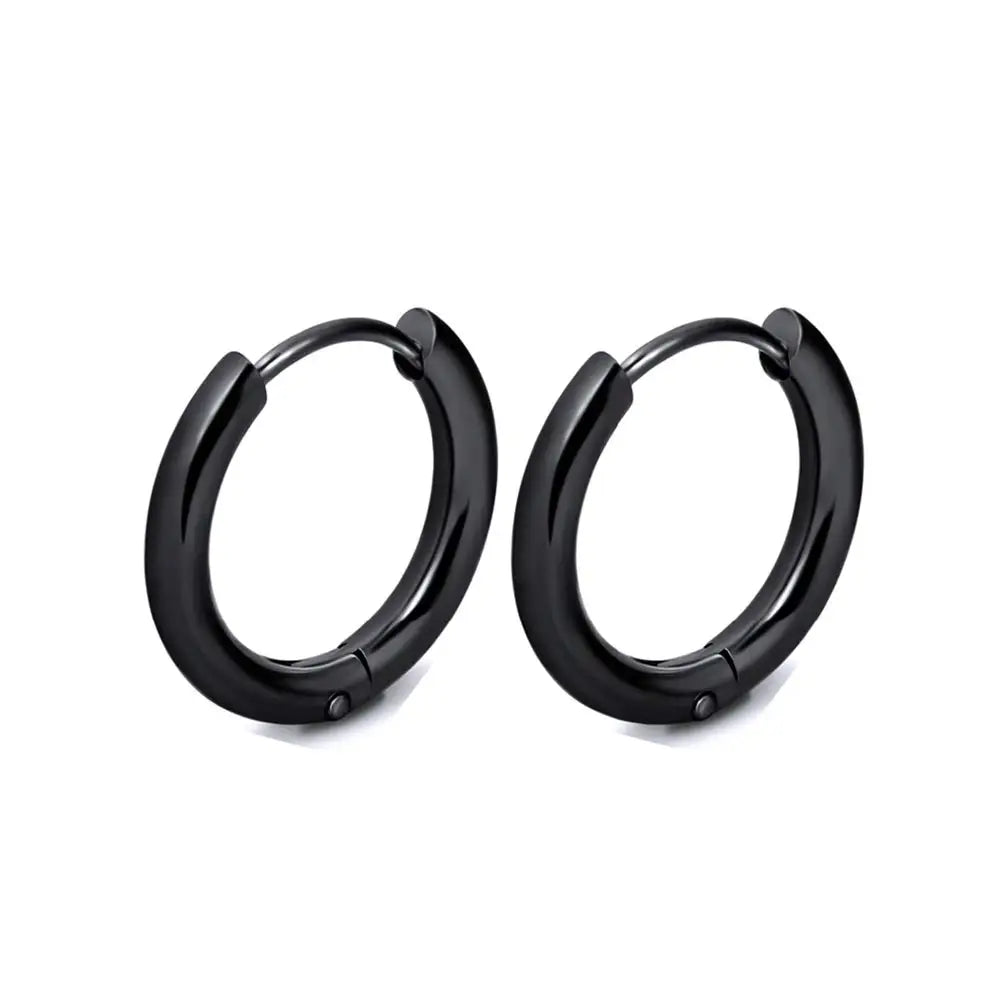 Stainless Steel Hoop Earrings