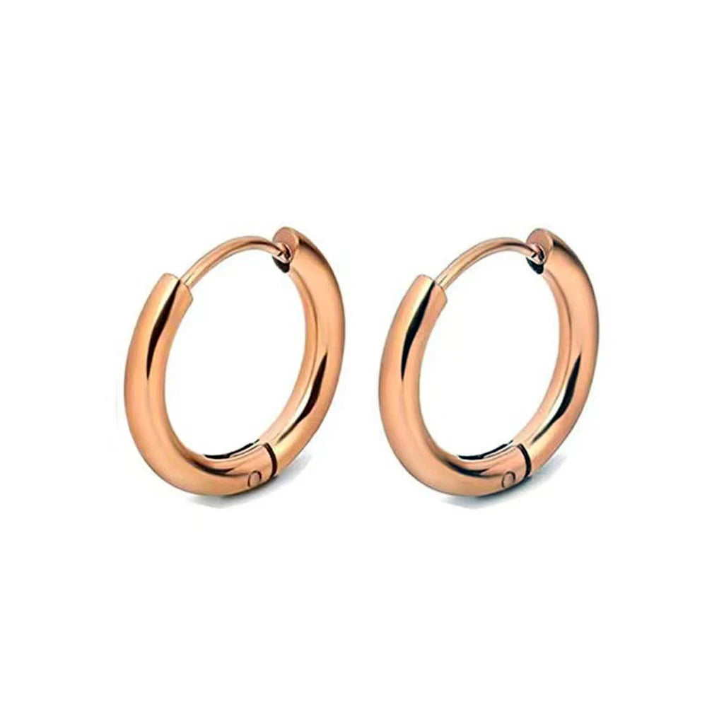 Stainless Steel Hoop Earrings