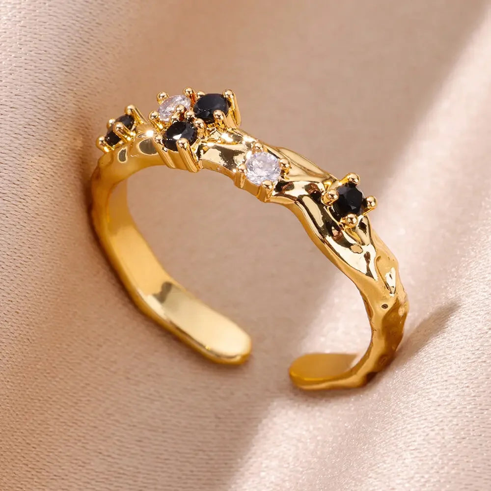 Gold Color Stainless Steel Ring